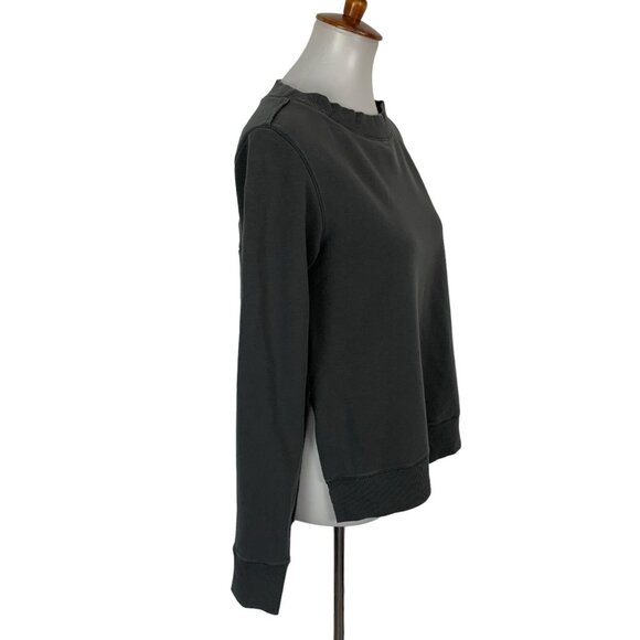 Nancy Rose Performance Womens Sweater 2 Gray Pullover Athleisure Gym Training - Picture 2 of 5